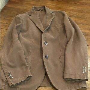 Men's Scott Barber Brown Corduroy Blazer
